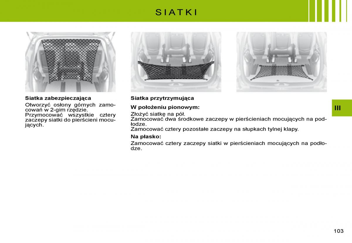 manual  Citroen C8 instrukcja / page 101