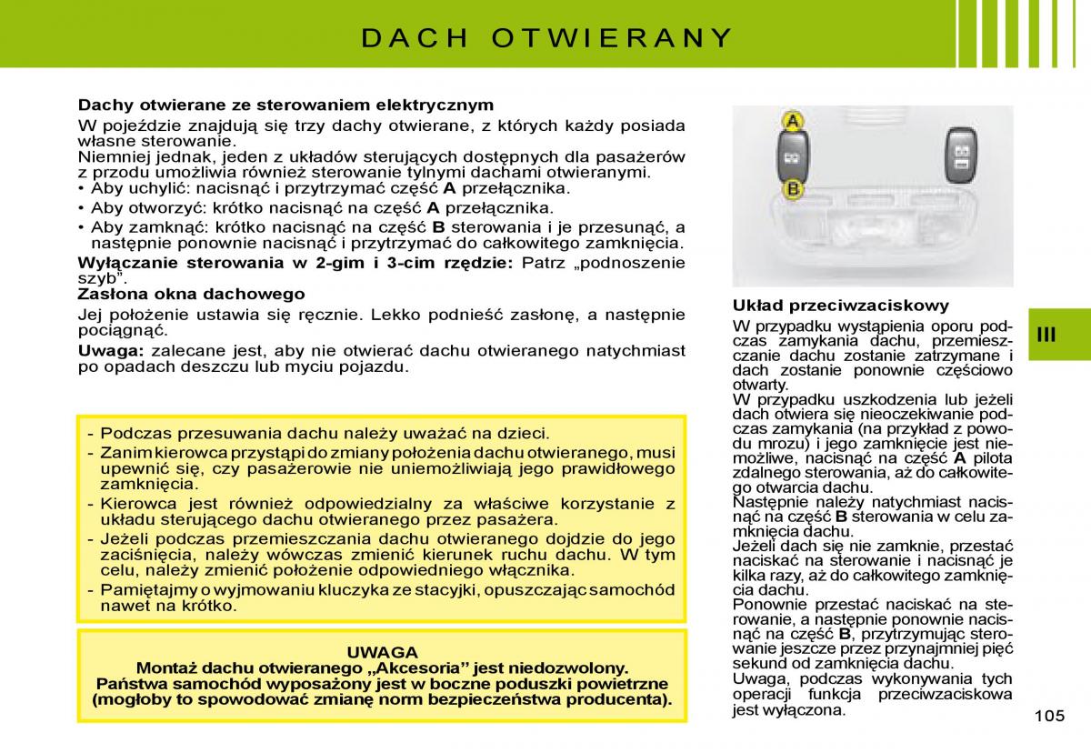 manual  Citroen C8 instrukcja / page 103