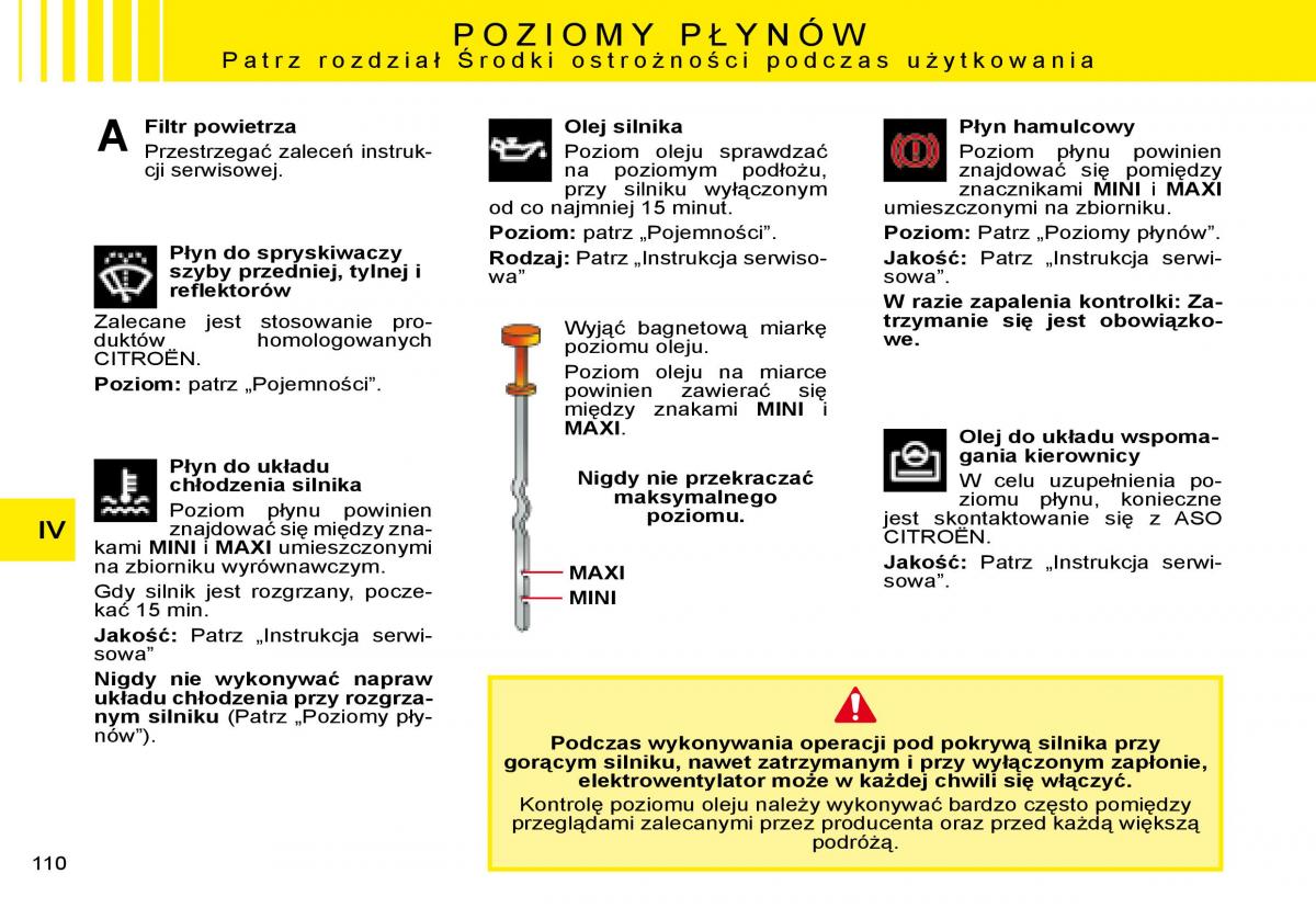 manual  Citroen C8 instrukcja / page 108