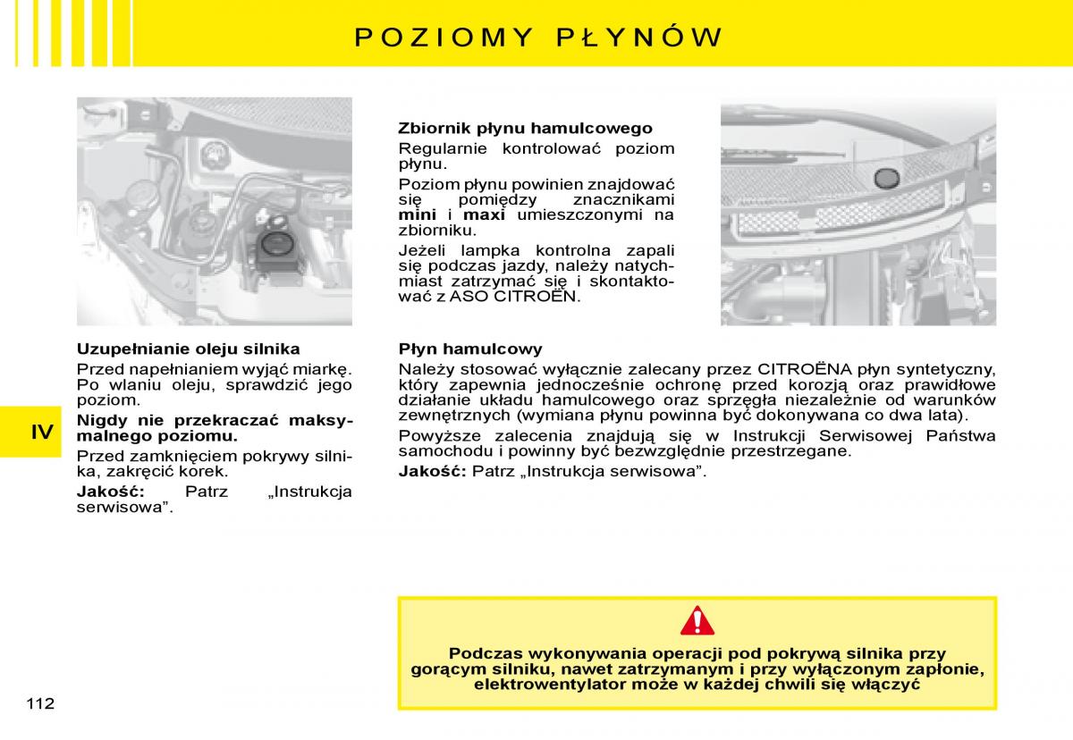 manual  Citroen C8 instrukcja / page 110