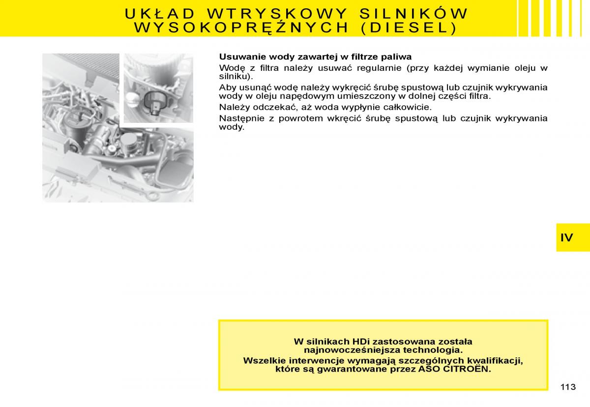 manual  Citroen C8 instrukcja / page 111