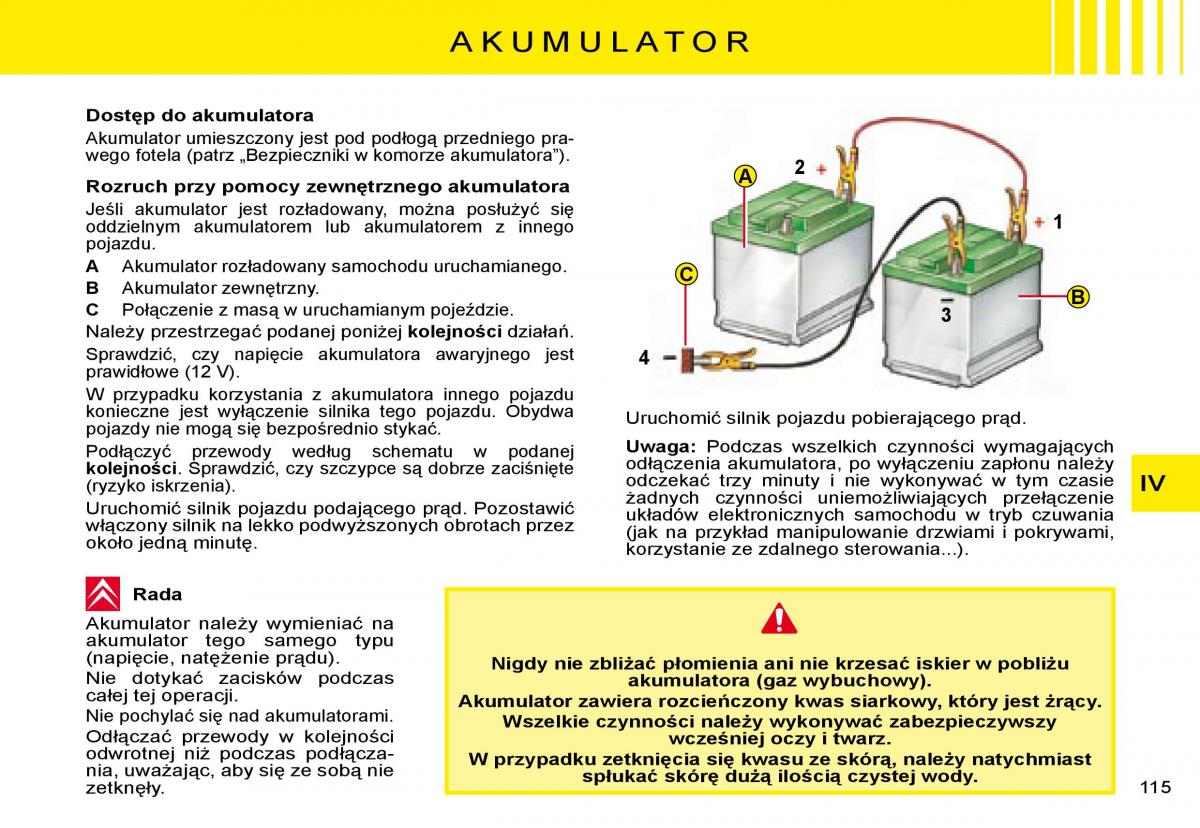 manual  Citroen C8 instrukcja / page 113