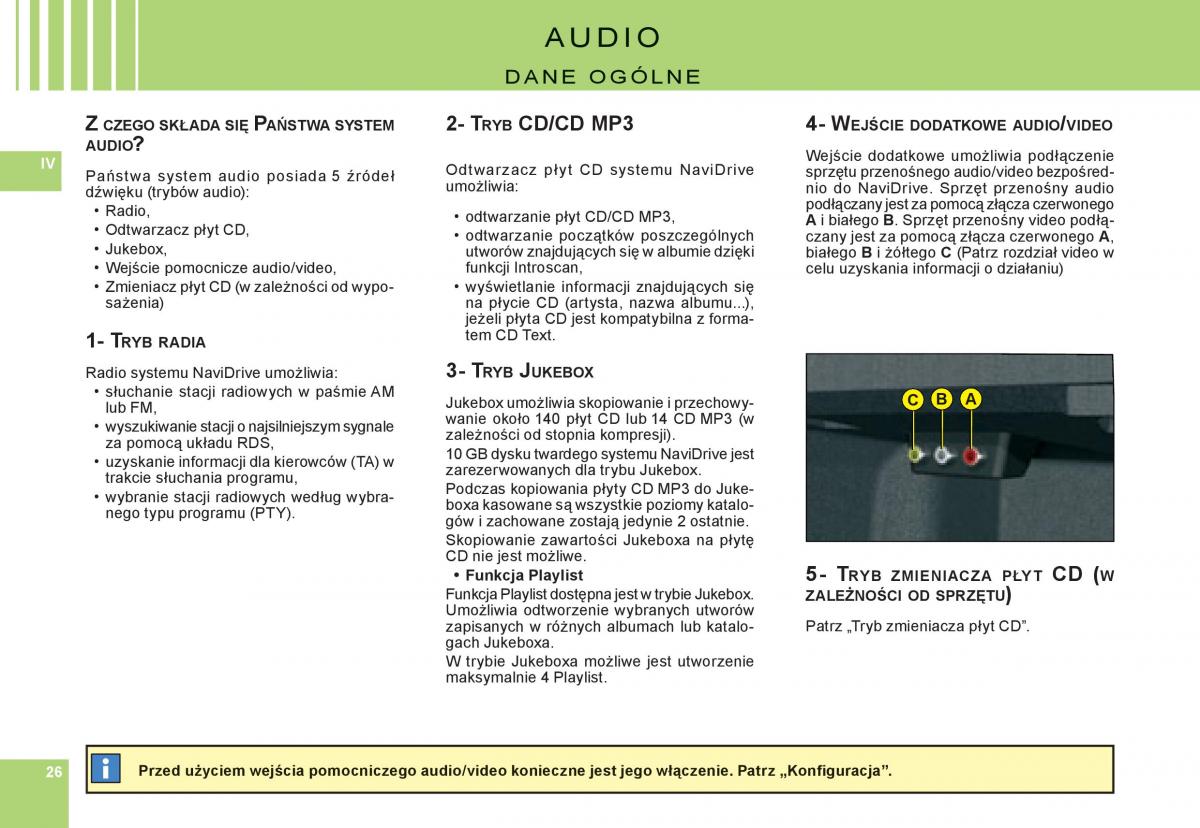 manual  Citroen C8 instrukcja / page 165