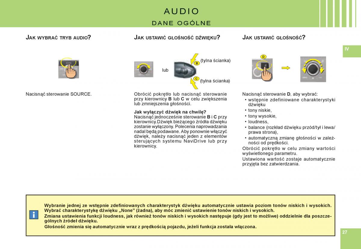 manual  Citroen C8 instrukcja / page 166