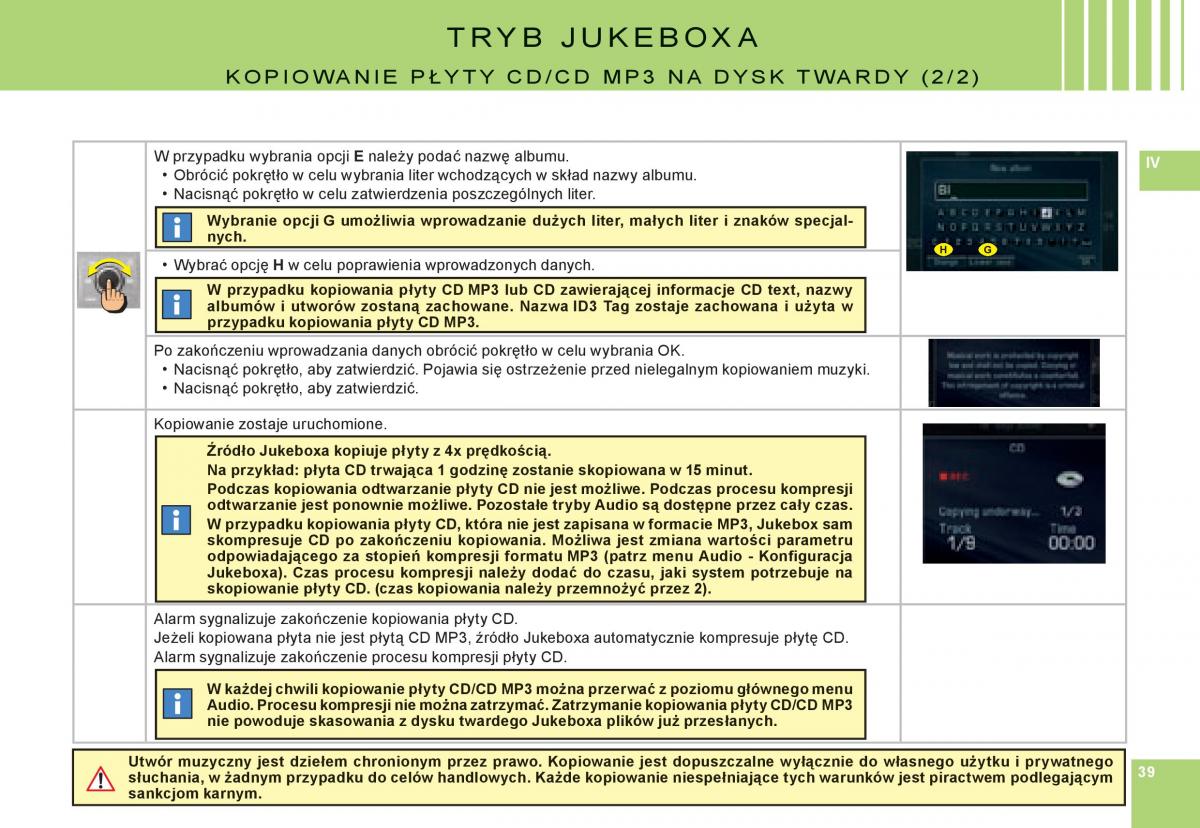 manual  Citroen C8 instrukcja / page 178