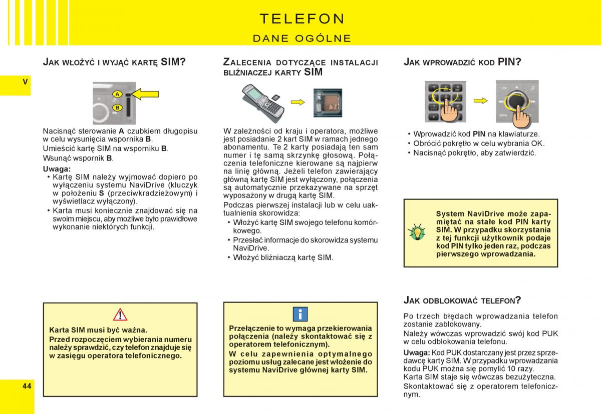 Citroen C8 instrukcja obslugi / page 183