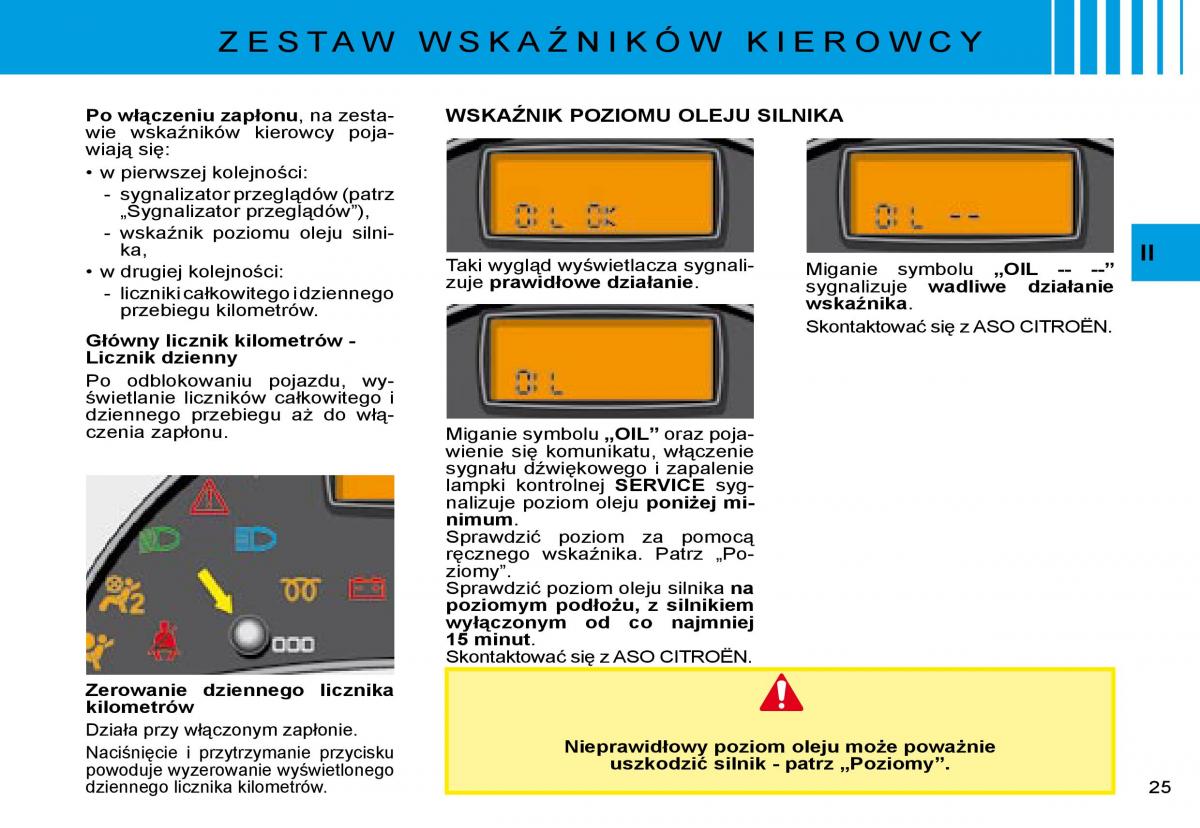 manual  Citroen C8 instrukcja / page 22