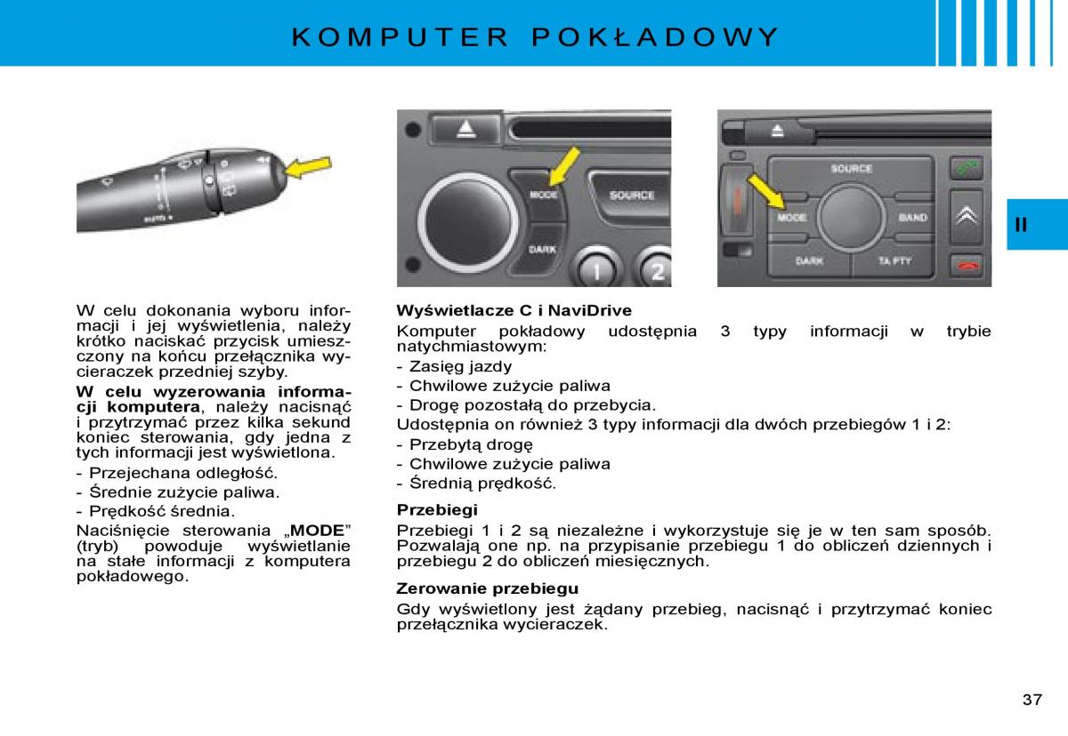 manual  Citroen C8 instrukcja / page 36