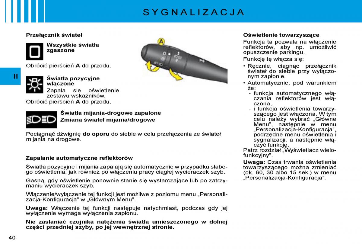 manual  Citroen C8 instrukcja / page 39