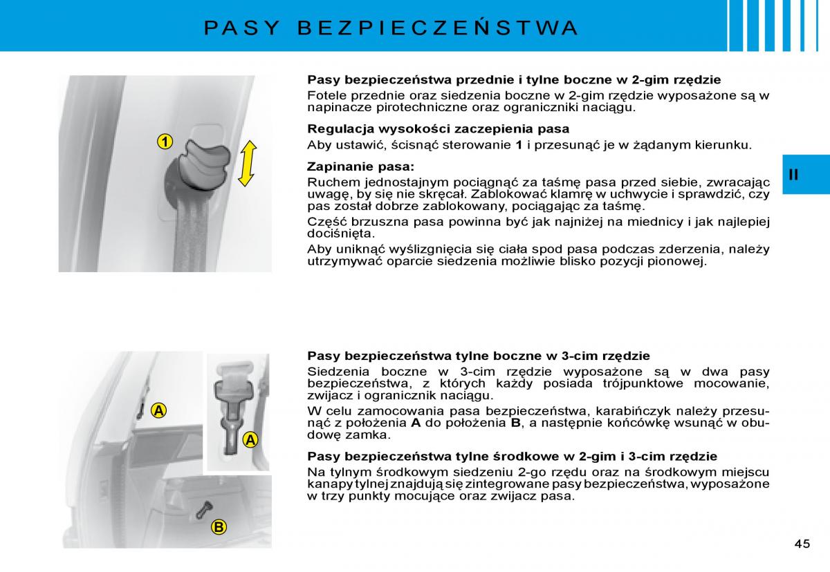 manual  Citroen C8 instrukcja / page 44