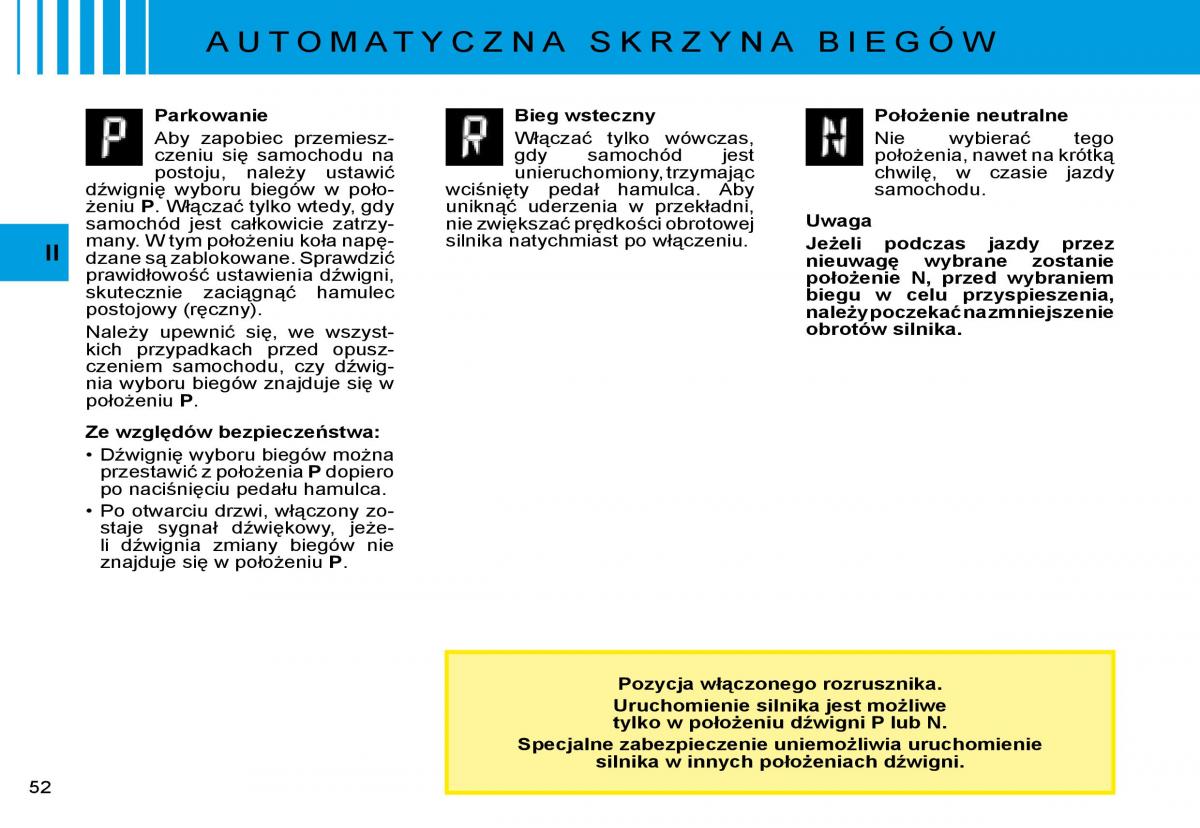 manual  Citroen C8 instrukcja / page 51