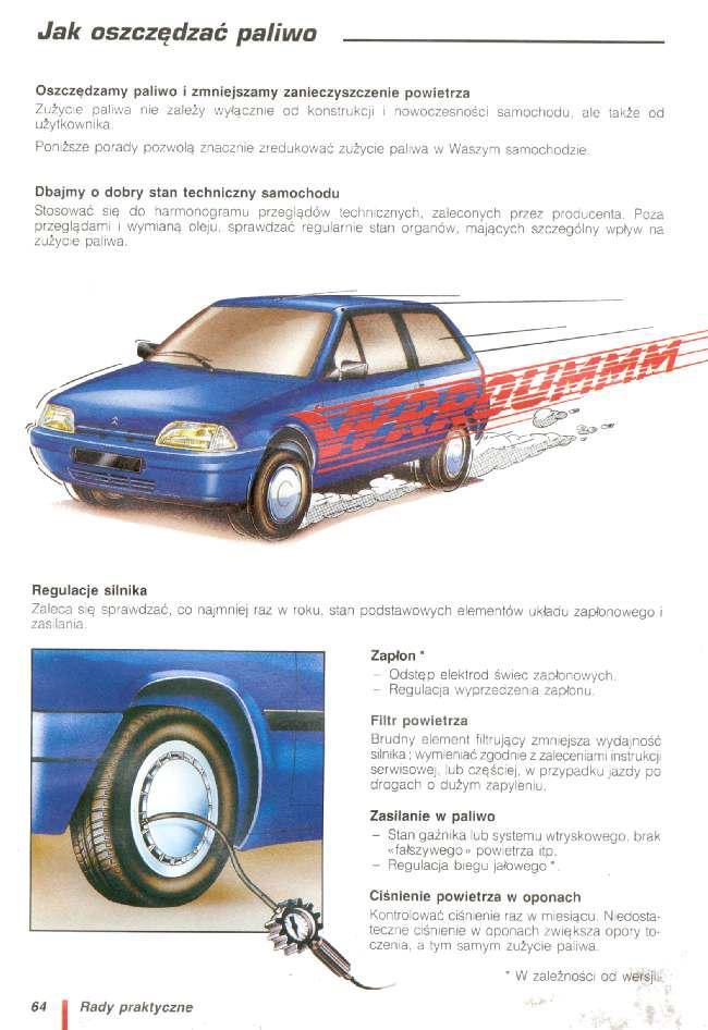 Citroen AX instrukcja obslugi / page 65