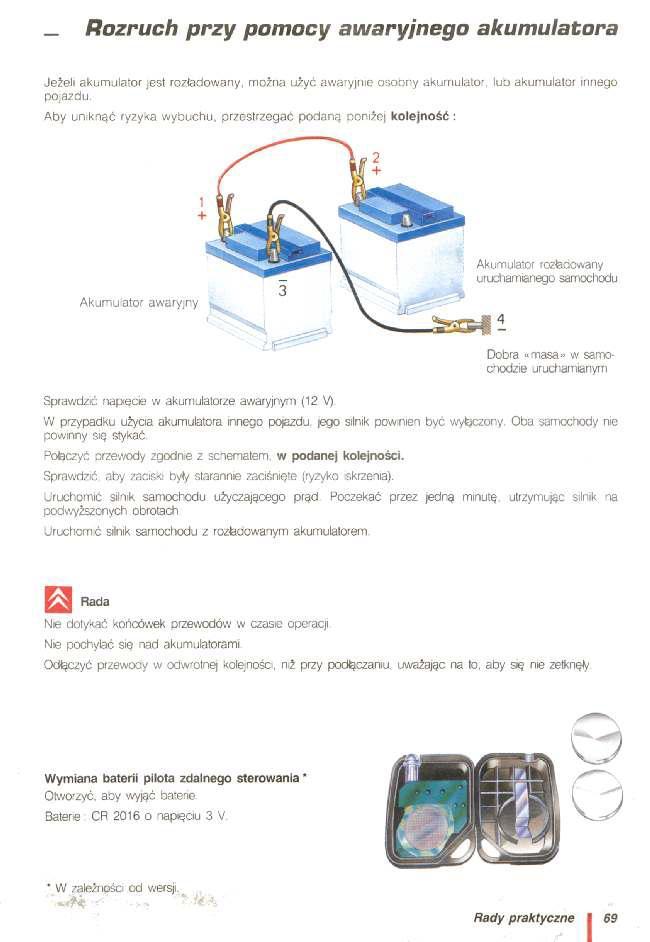 Citroen AX instrukcja obslugi / page 70