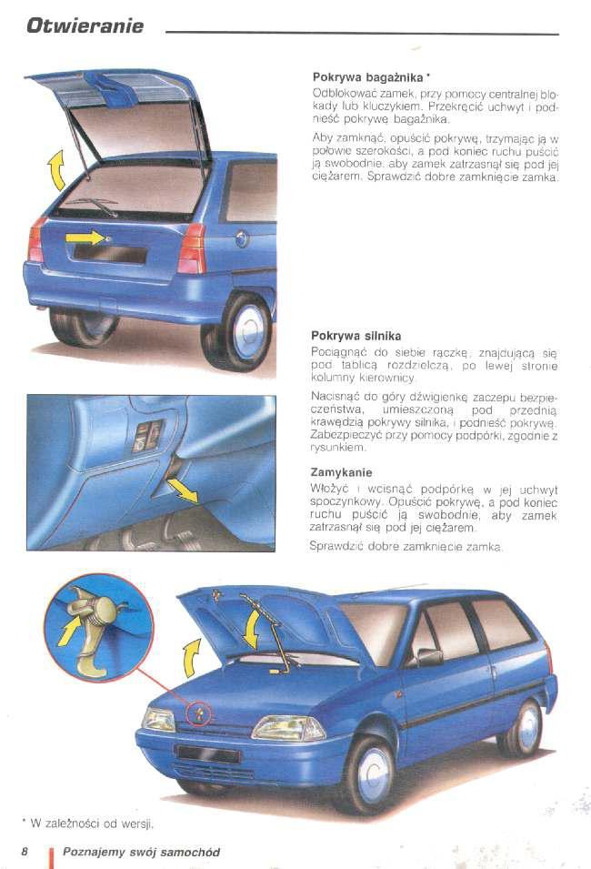 Citroen AX instrukcja obslugi / page 9