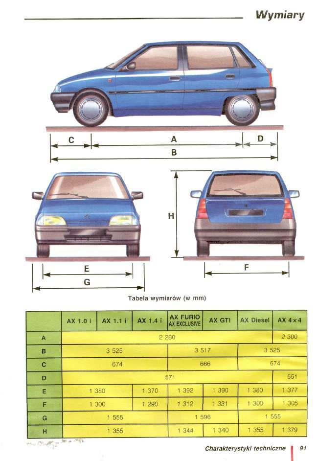 Citroen AX instrukcja obslugi / page 92