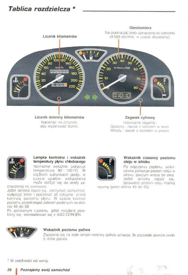 Citroen AX instrukcja obslugi / page 27