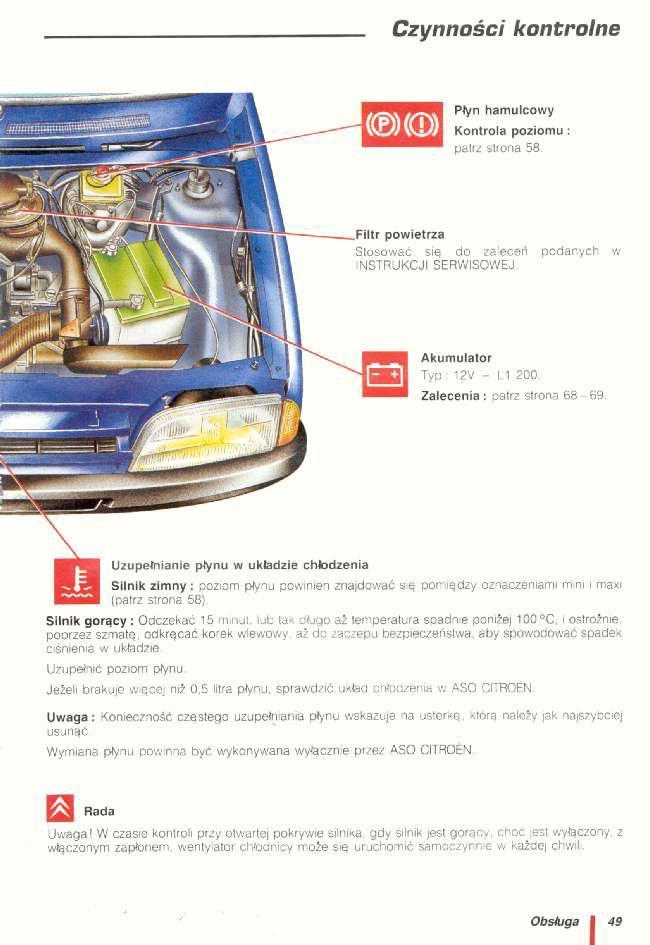 Citroen AX instrukcja obslugi / page 50