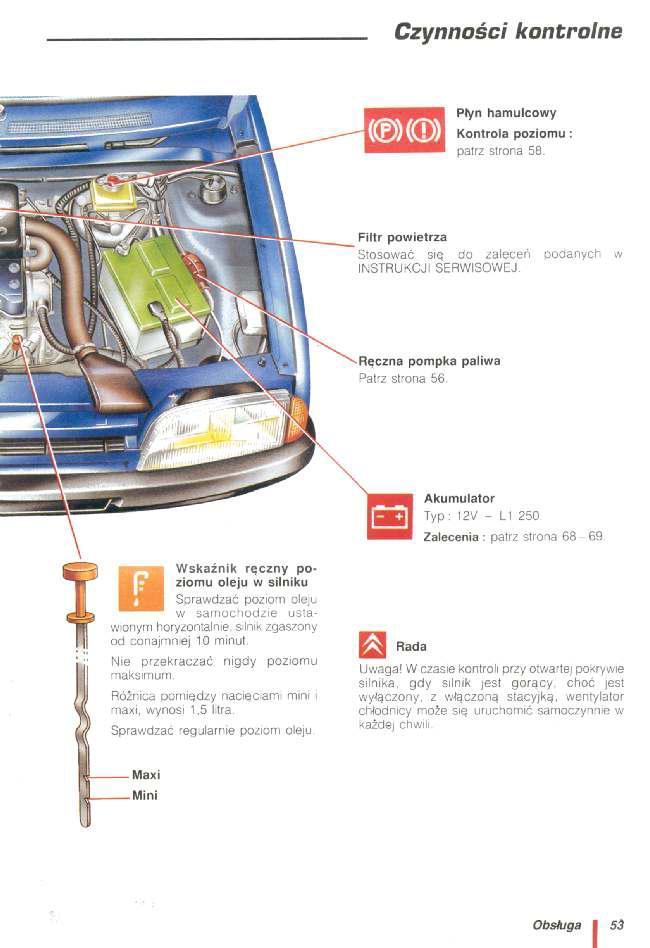 Citroen AX instrukcja obslugi / page 54