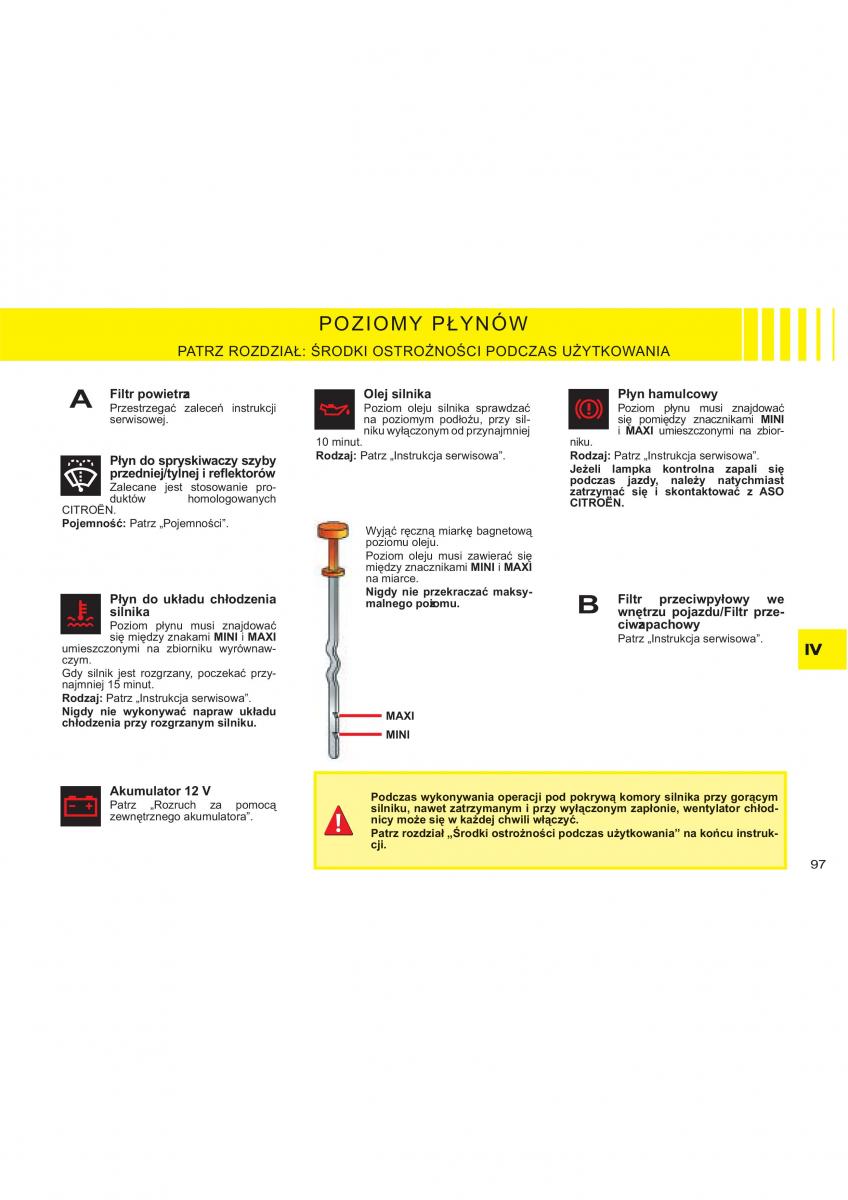 Citroen C2 instrukcja obslugi / page 73