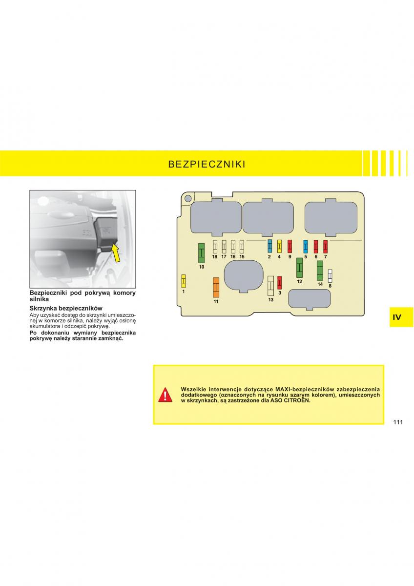 Citroen C2 instrukcja obslugi / page 87