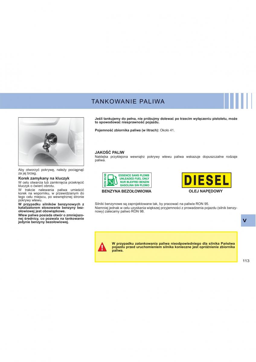 Citroen C2 instrukcja obslugi / page 89