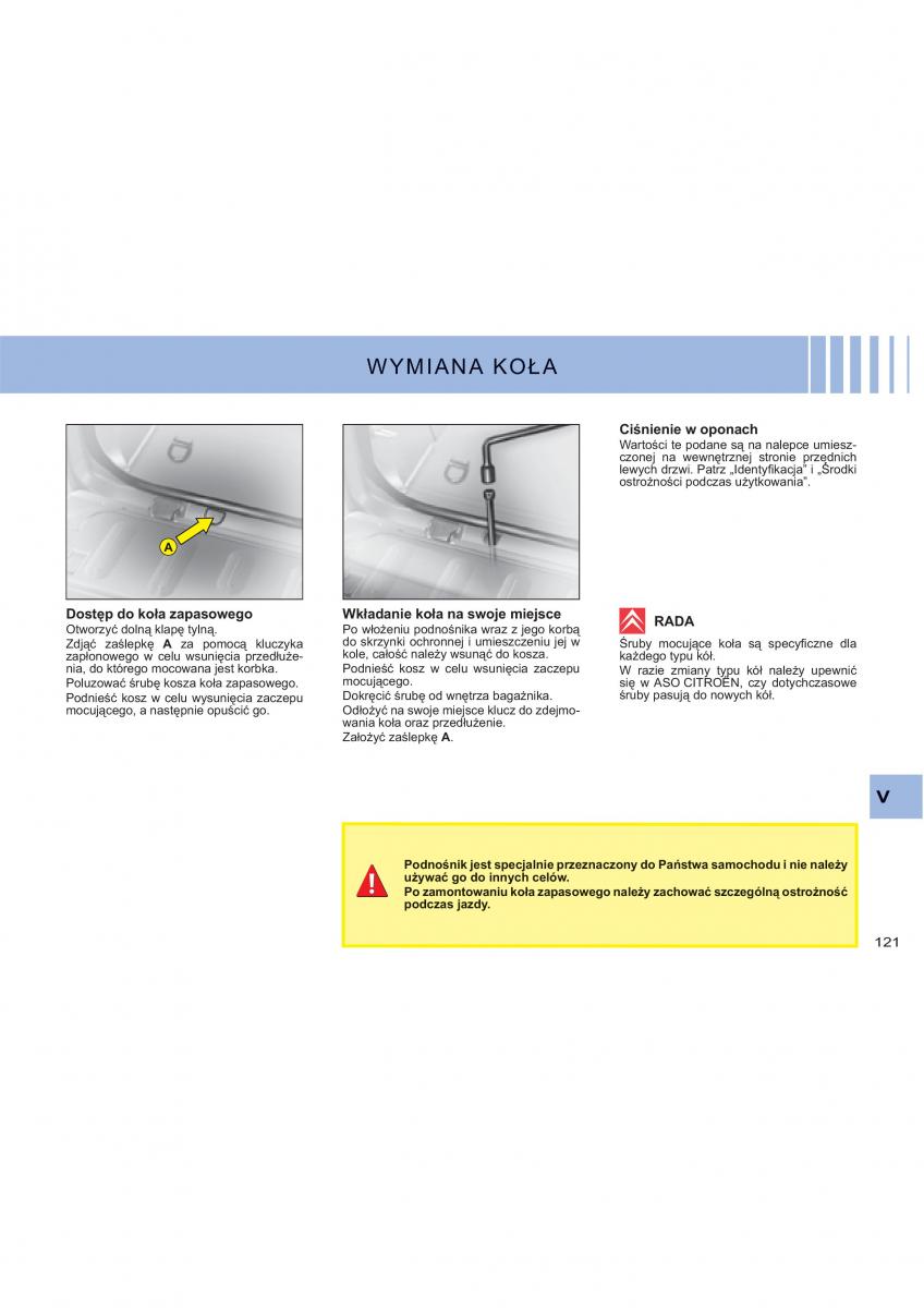 Citroen C2 instrukcja obslugi / page 96