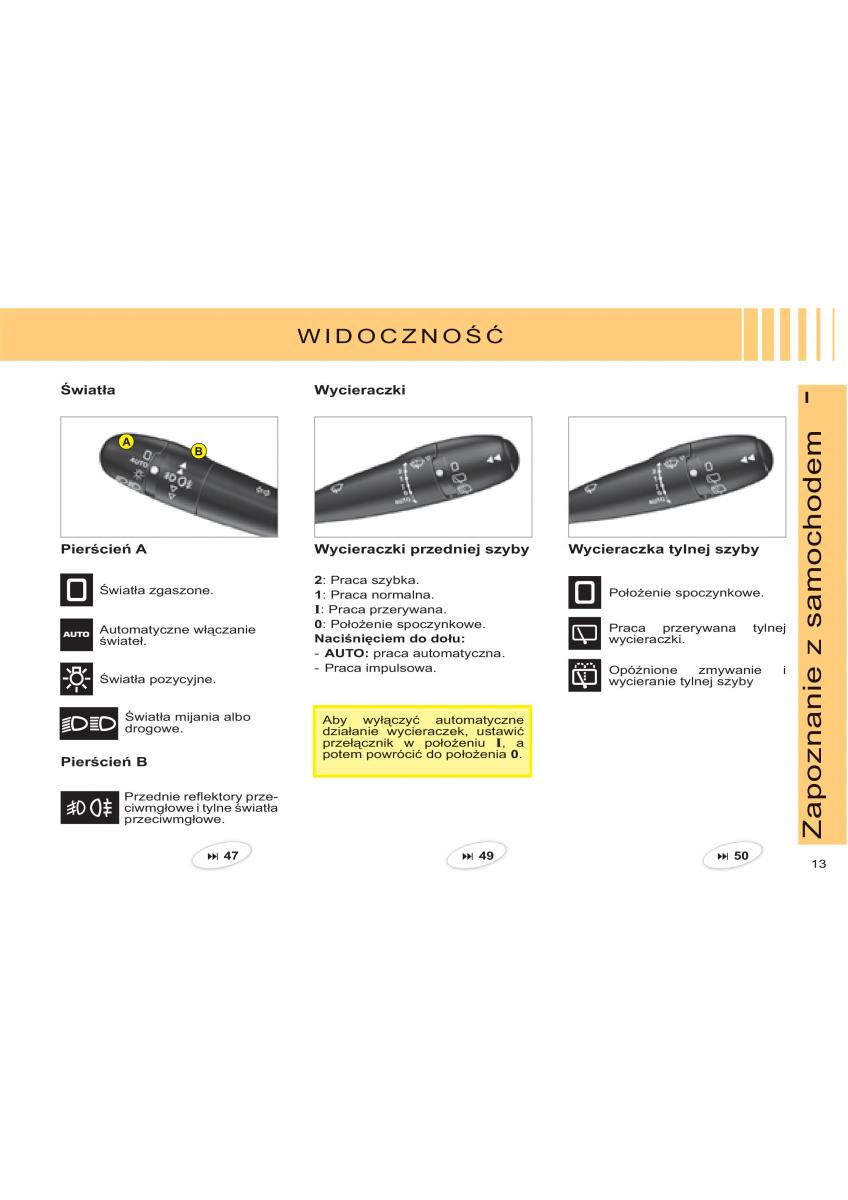 Citroen C2 instrukcja obslugi / page 10