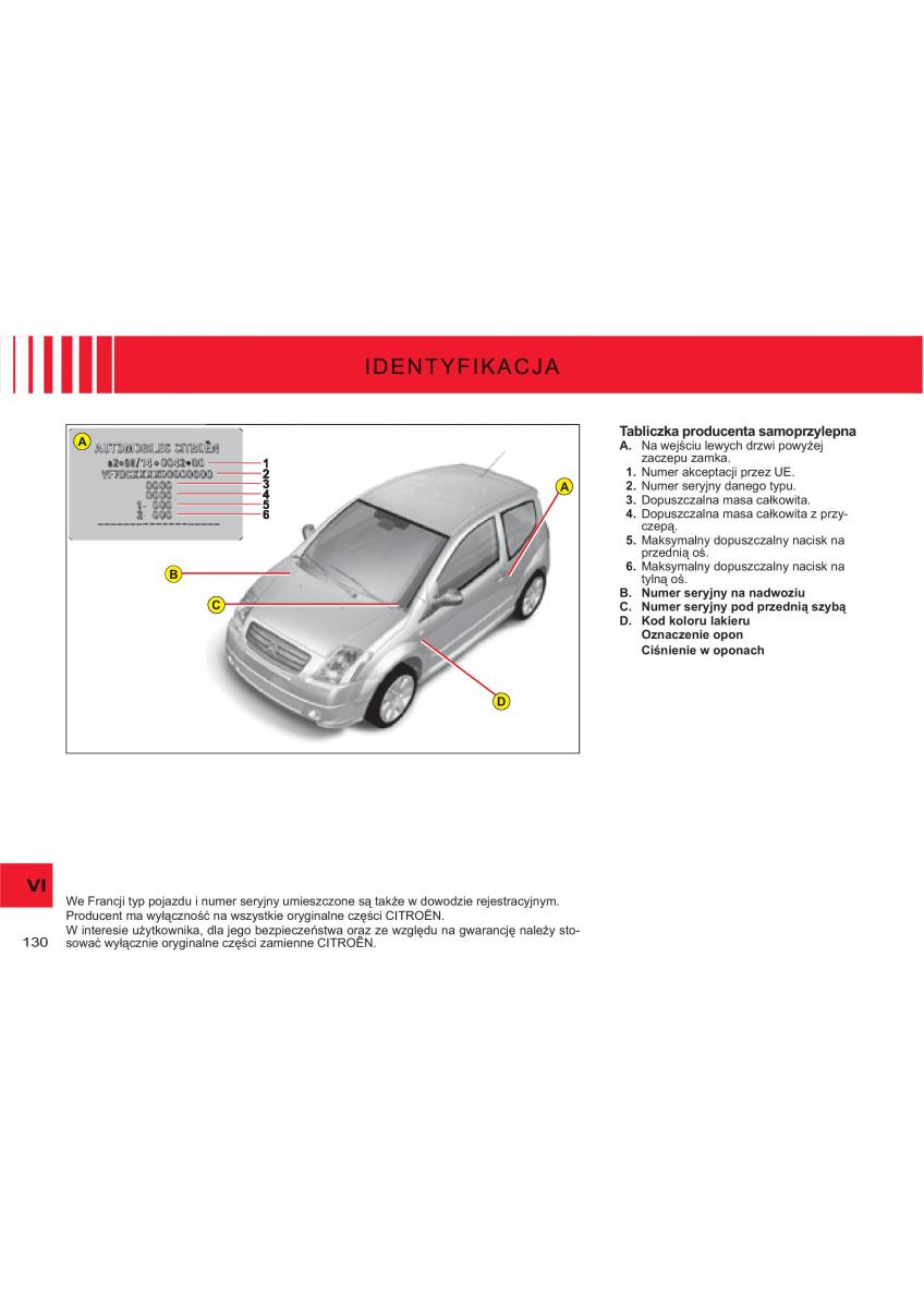 Citroen C2 instrukcja obslugi / page 105