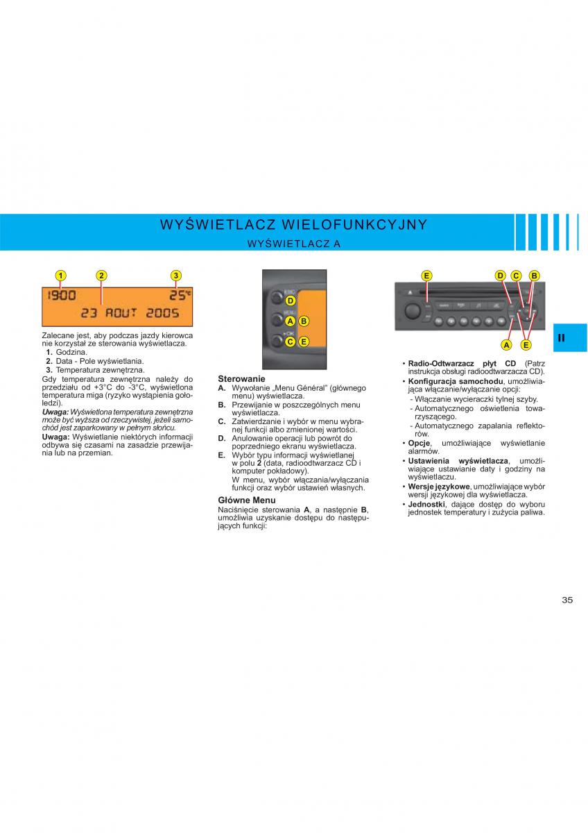 Citroen C2 instrukcja obslugi / page 23