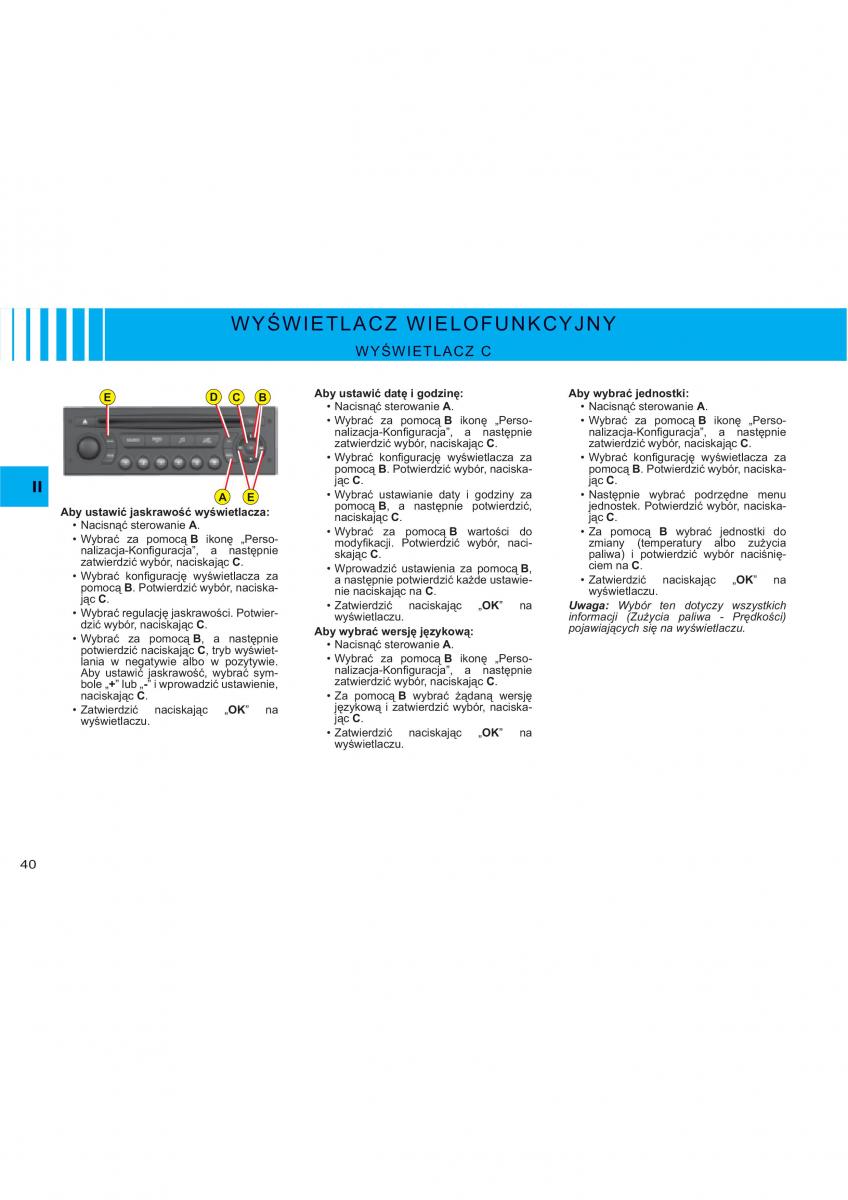 Citroen C2 instrukcja obslugi / page 28