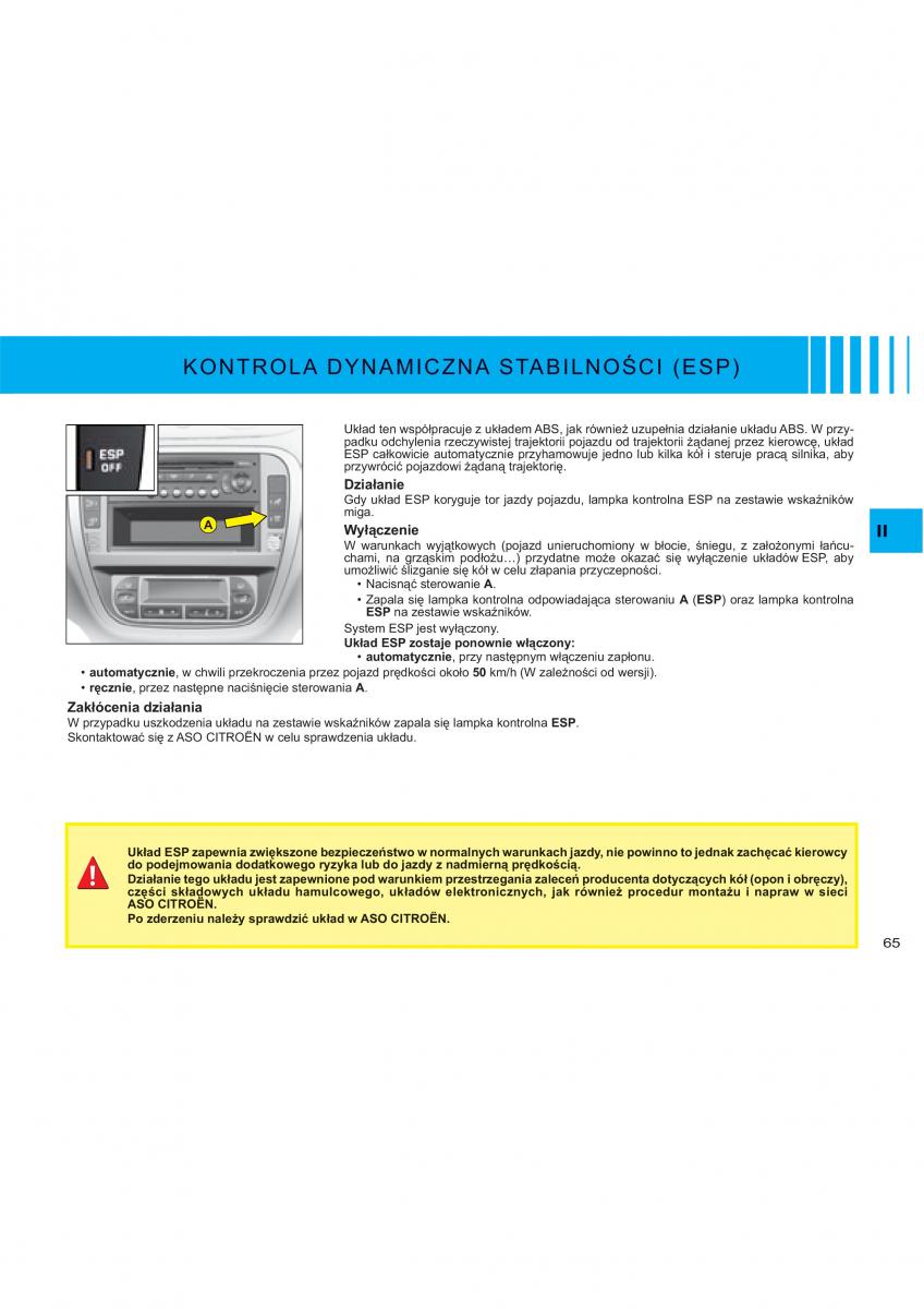 Citroen C2 instrukcja obslugi / page 40