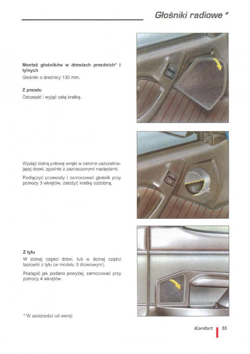 Citroen ZX instrukcja obslugi / page 58