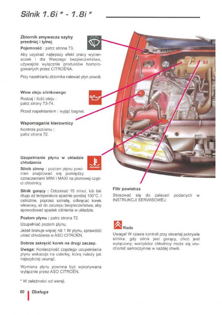 Citroen ZX instrukcja obslugi / page 63