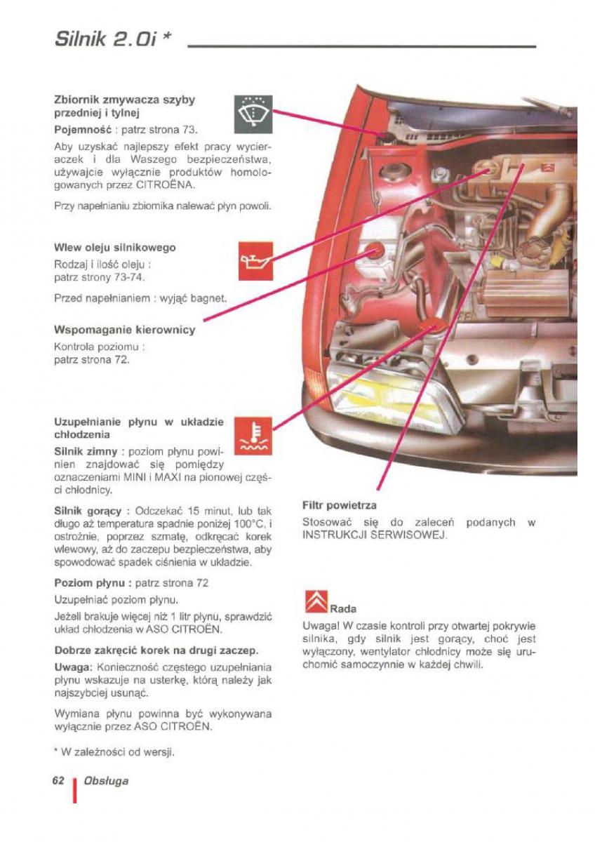 Citroen ZX instrukcja obslugi / page 65