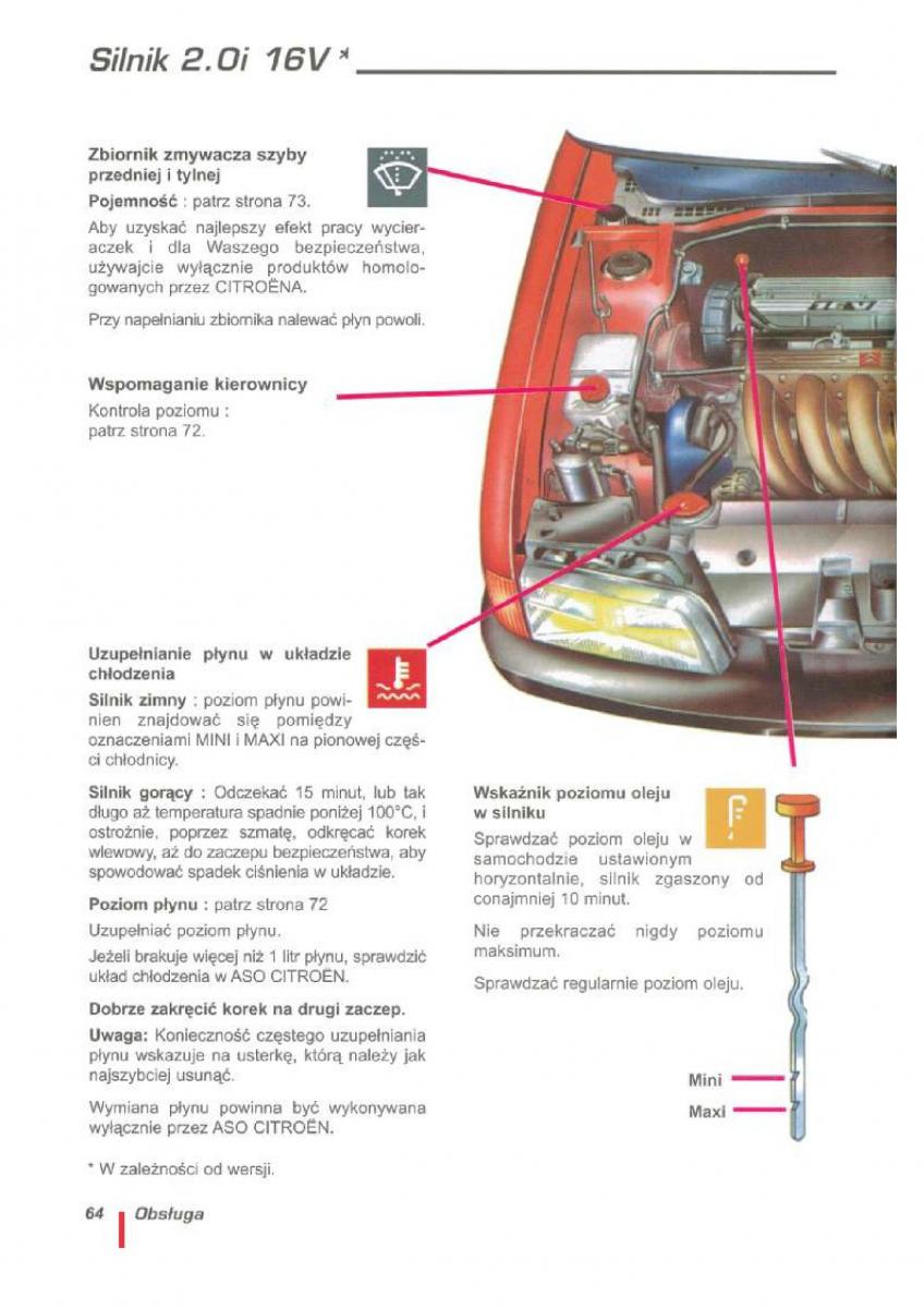 Citroen ZX instrukcja obslugi / page 67