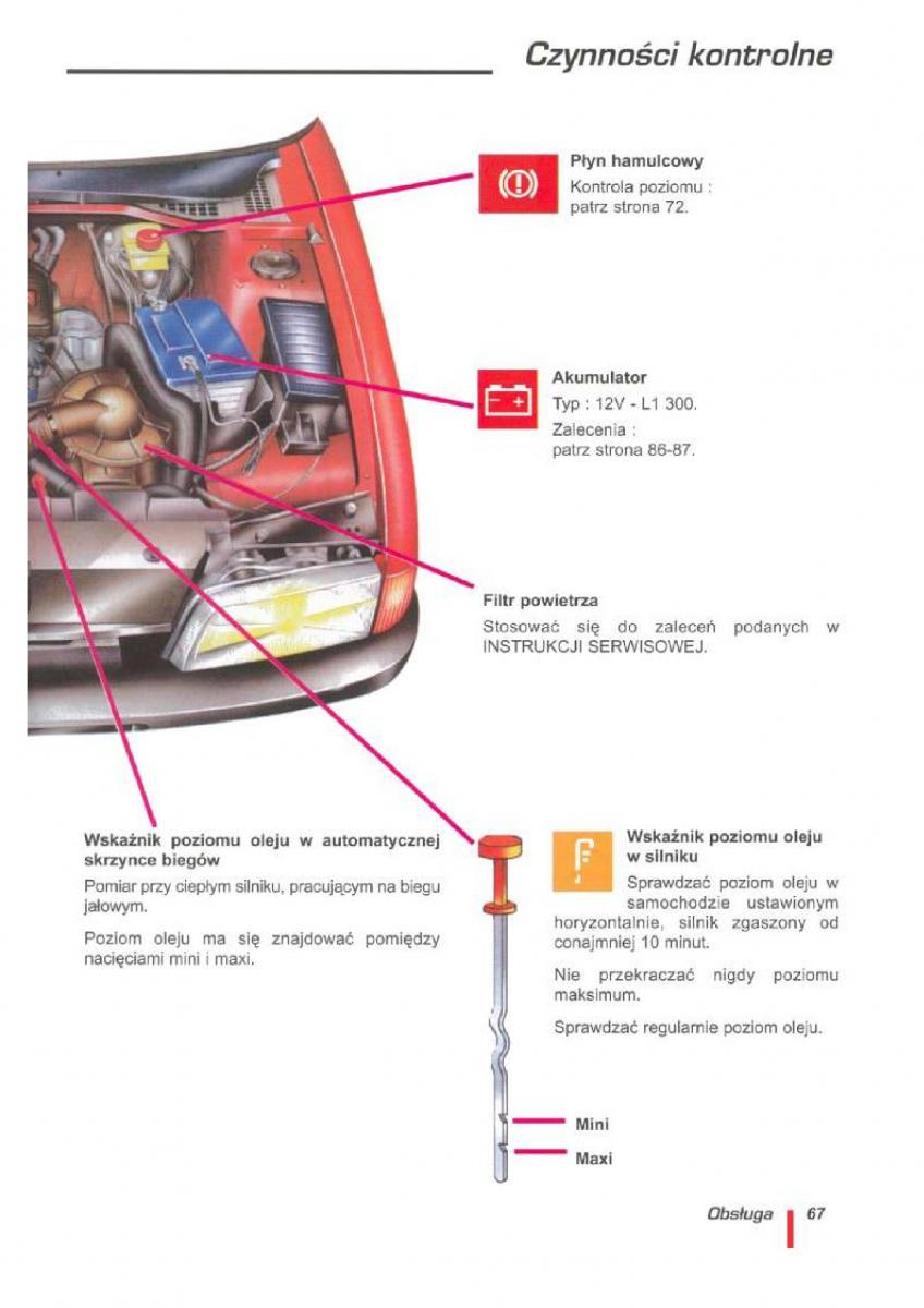 Citroen ZX instrukcja obslugi / page 70