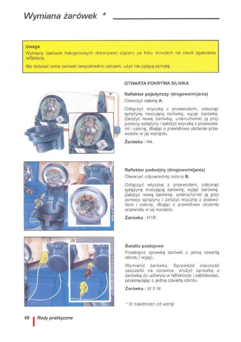 Citroen ZX instrukcja obslugi / page 91