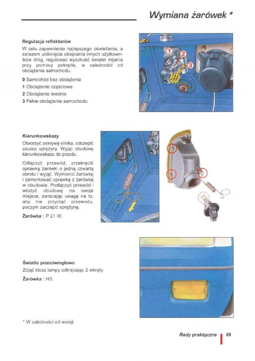 Citroen ZX instrukcja obslugi / page 92