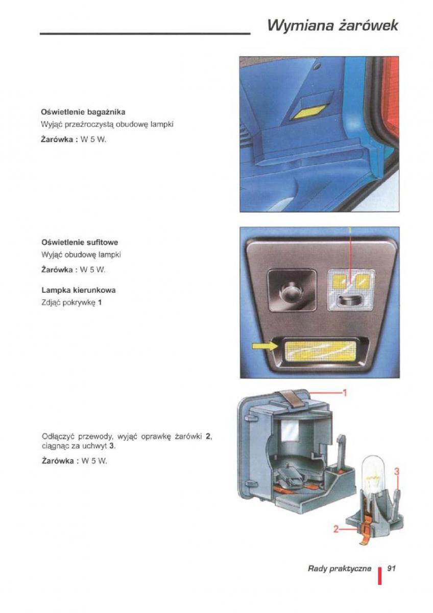 Citroen ZX instrukcja obslugi / page 94