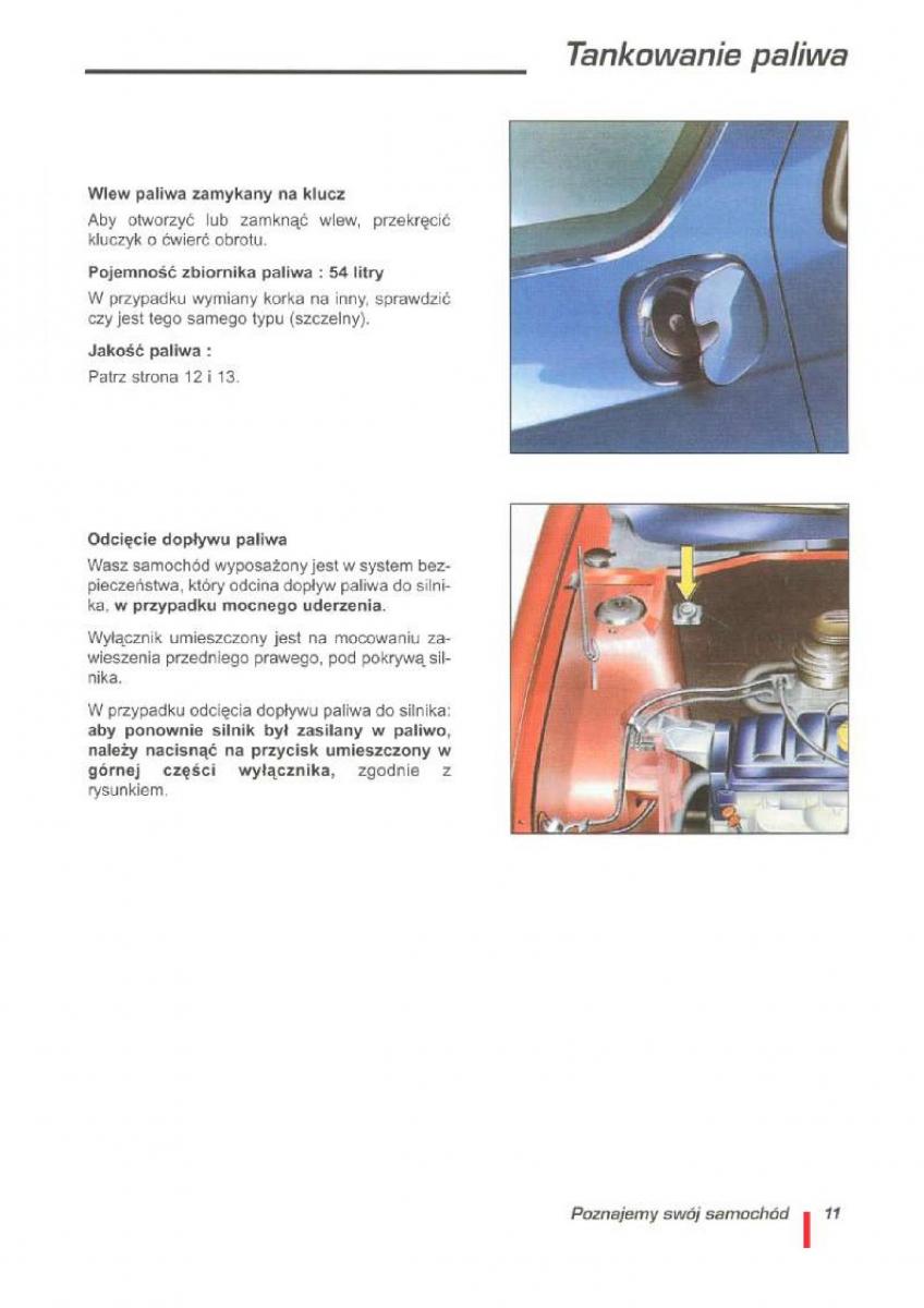 Citroen ZX instrukcja obslugi / page 12