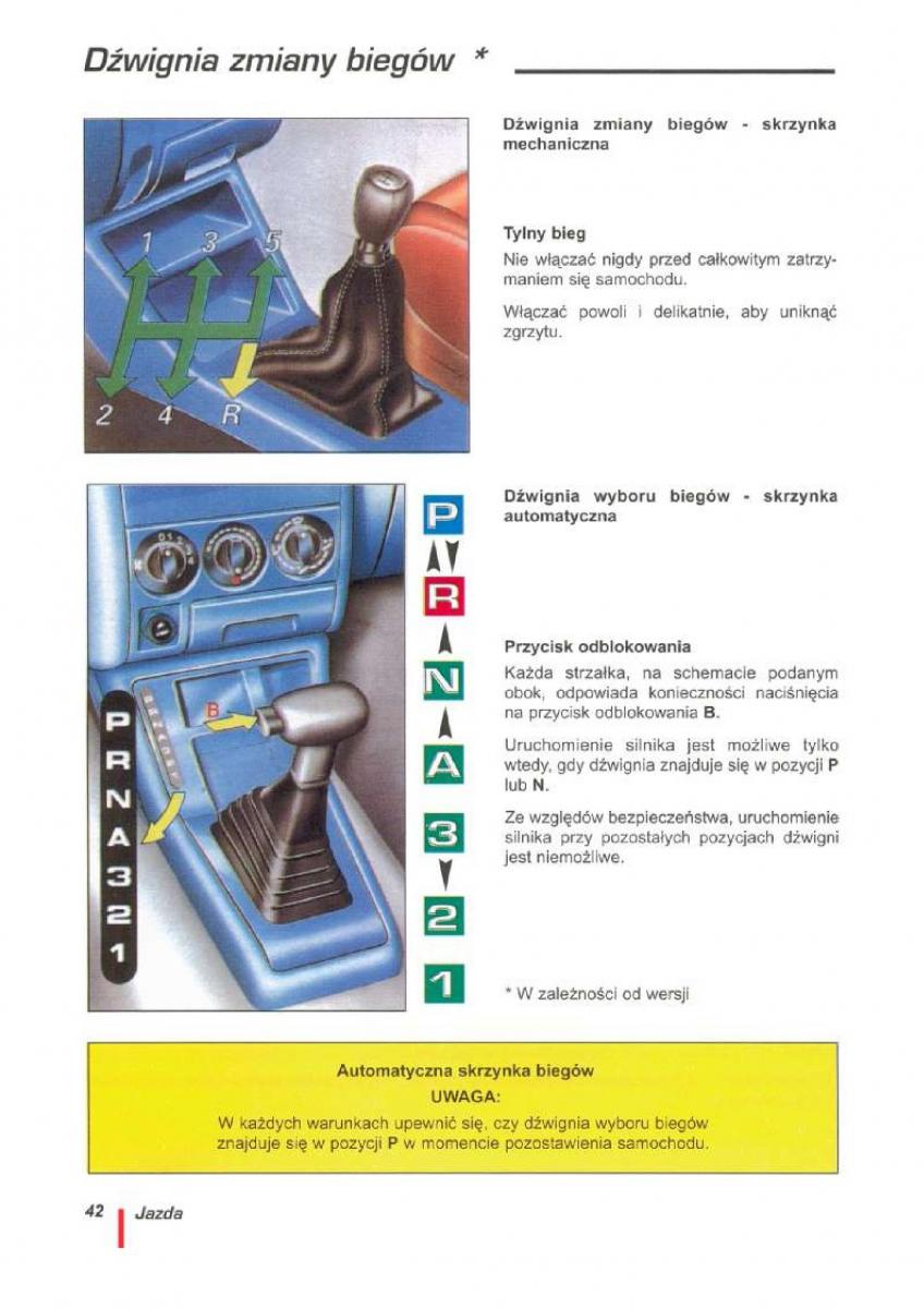 Citroen ZX instrukcja obslugi / page 43