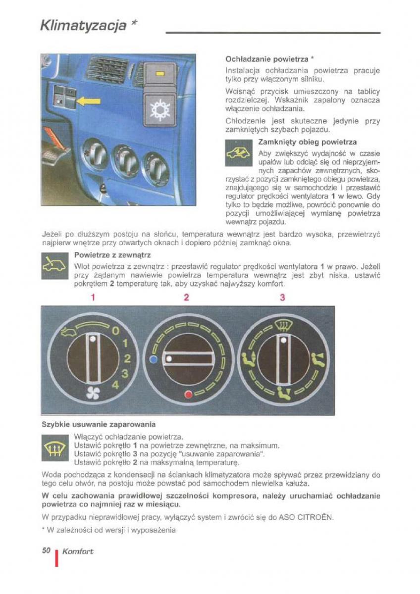 Citroen ZX instrukcja obslugi / page 53