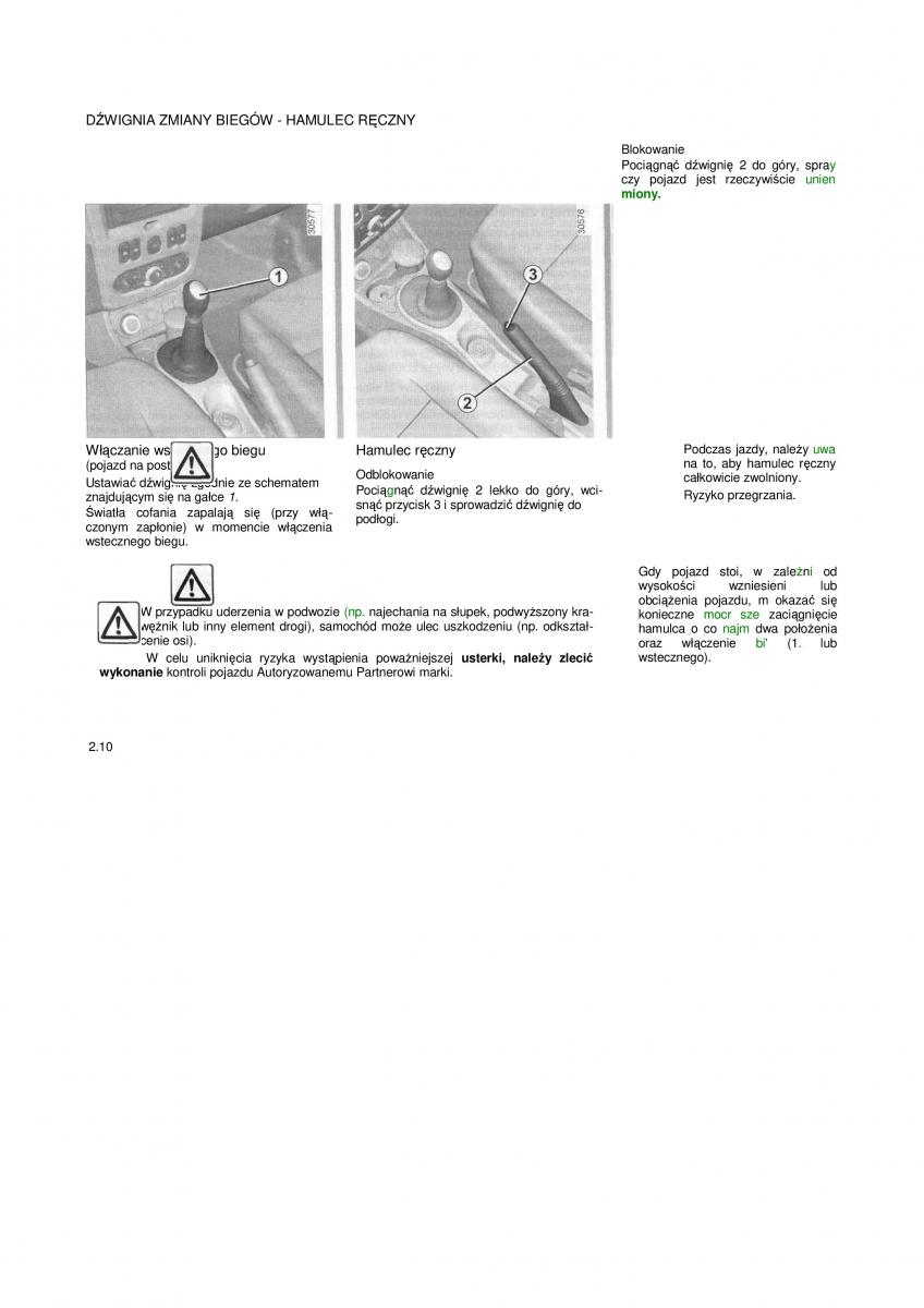 Dacia Duster instrukcja obslugi / page 68