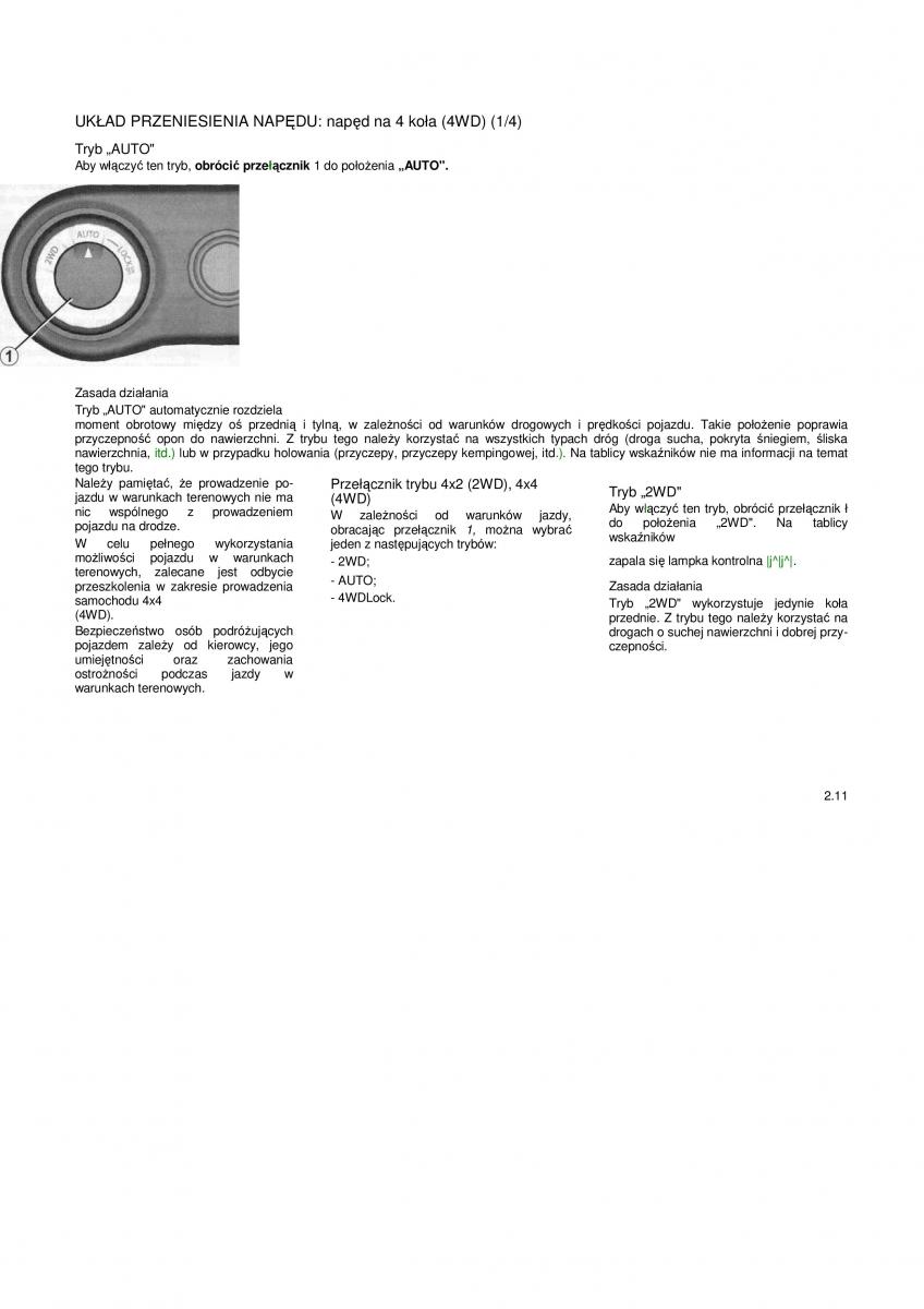 Dacia Duster instrukcja obslugi / page 69