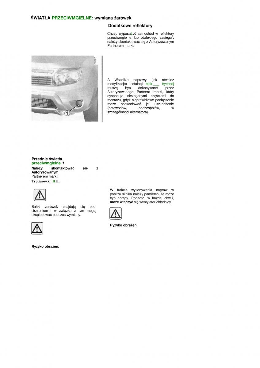 Dacia Duster instrukcja obslugi / page 130