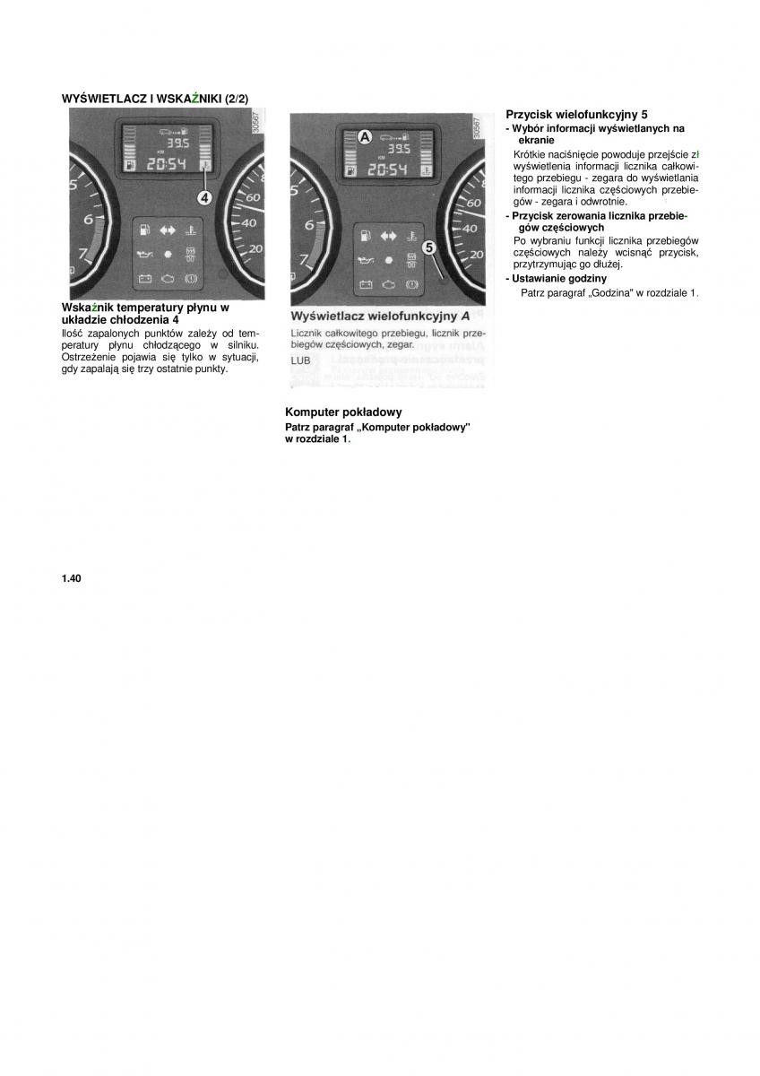 Dacia Duster instrukcja obslugi / page 44