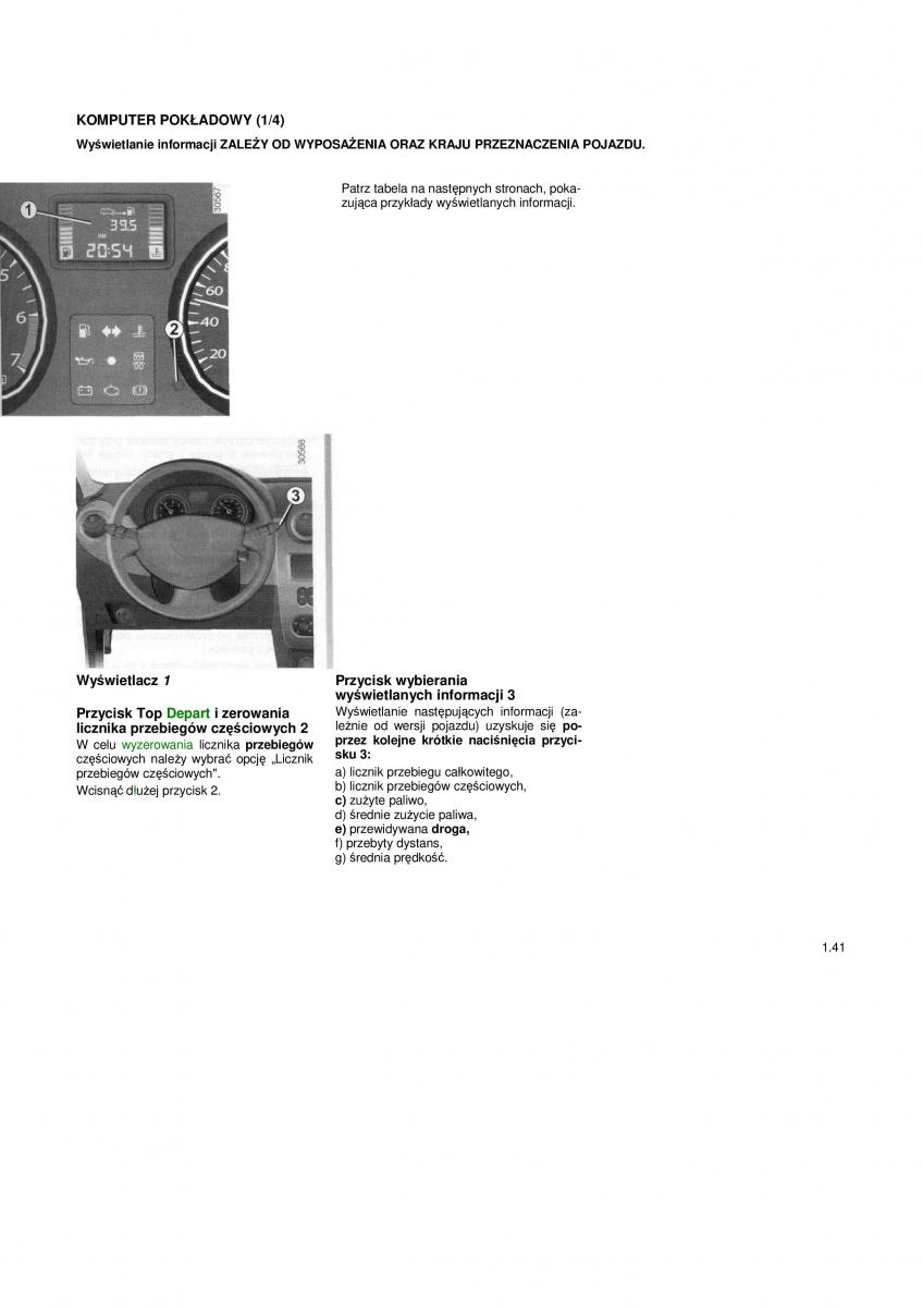 Dacia Duster instrukcja obslugi / page 45