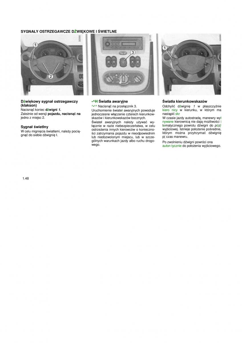 Dacia Duster instrukcja obslugi / page 52