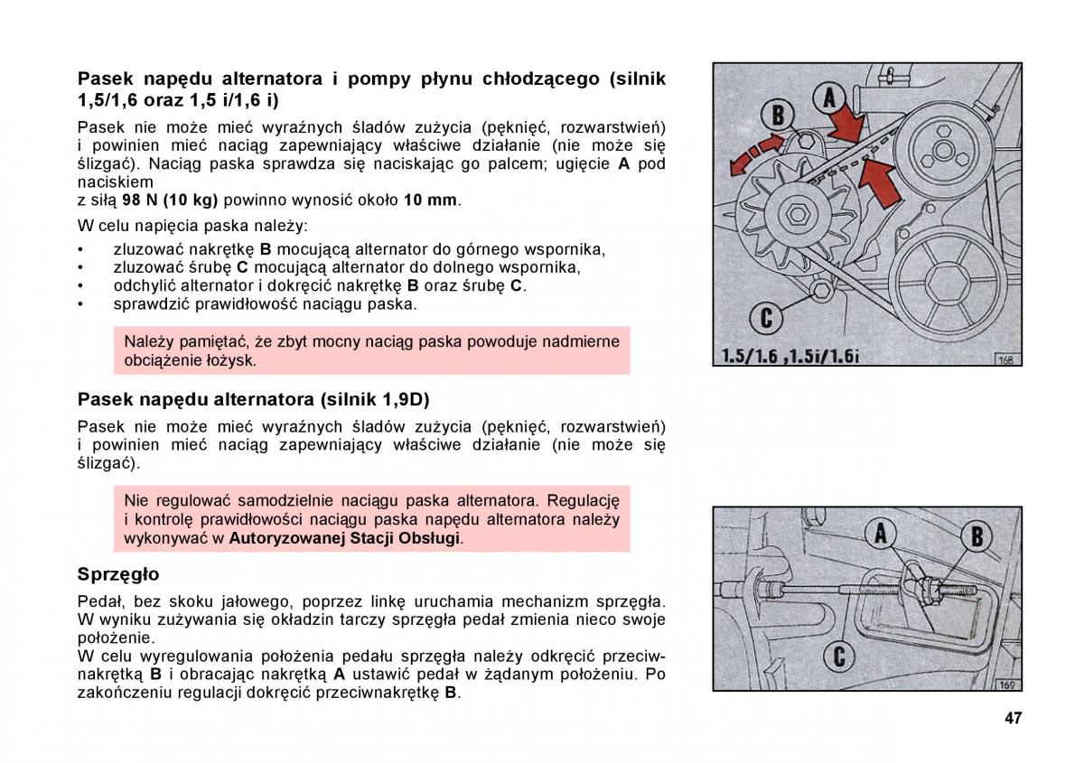 FSO Polonez instrukcja obslugi / page 55