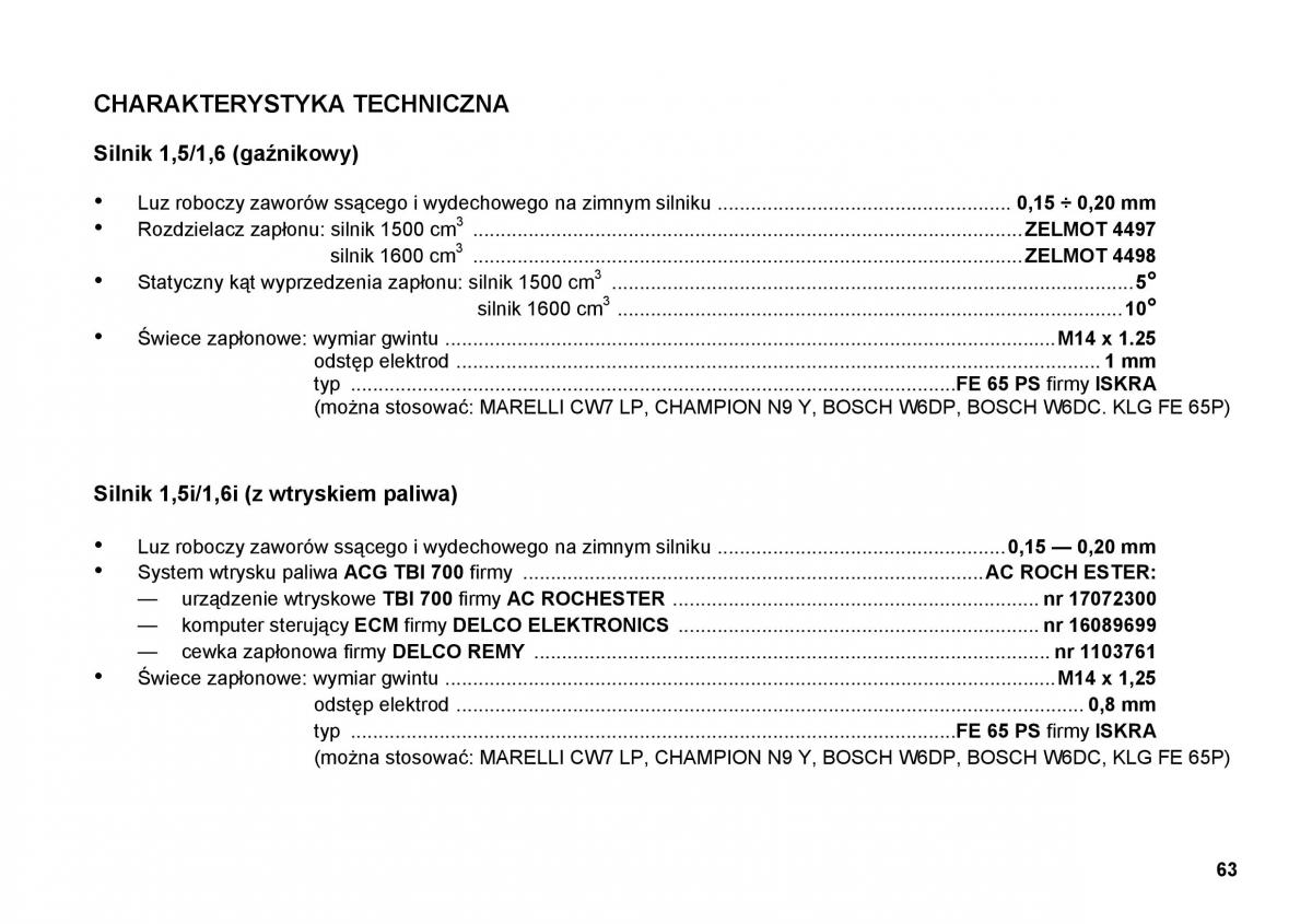 FSO Polonez instrukcja obslugi / page 71